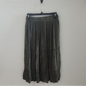 Gypsie Blu Olive Green Women's Skirt